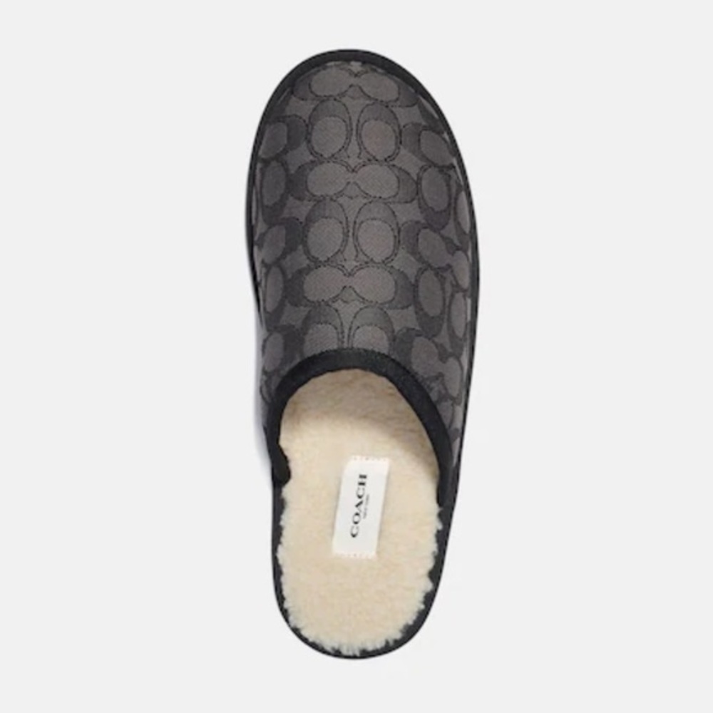 BRAND NEW Coach Men’s Slipper In Signature Jacquard Size 8 - Picture 3 of 5